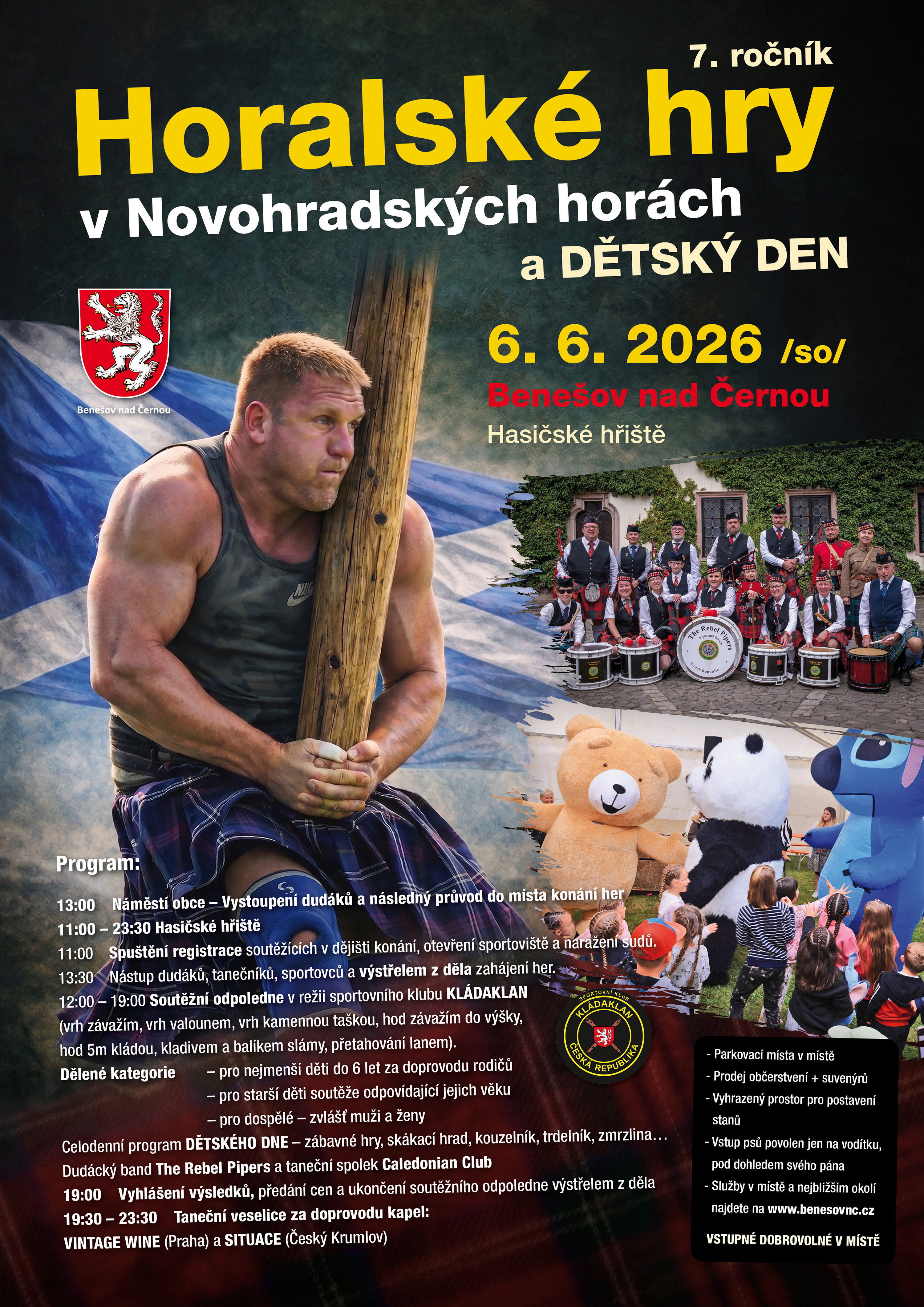 Horalské hry v Benešově nad Černou!