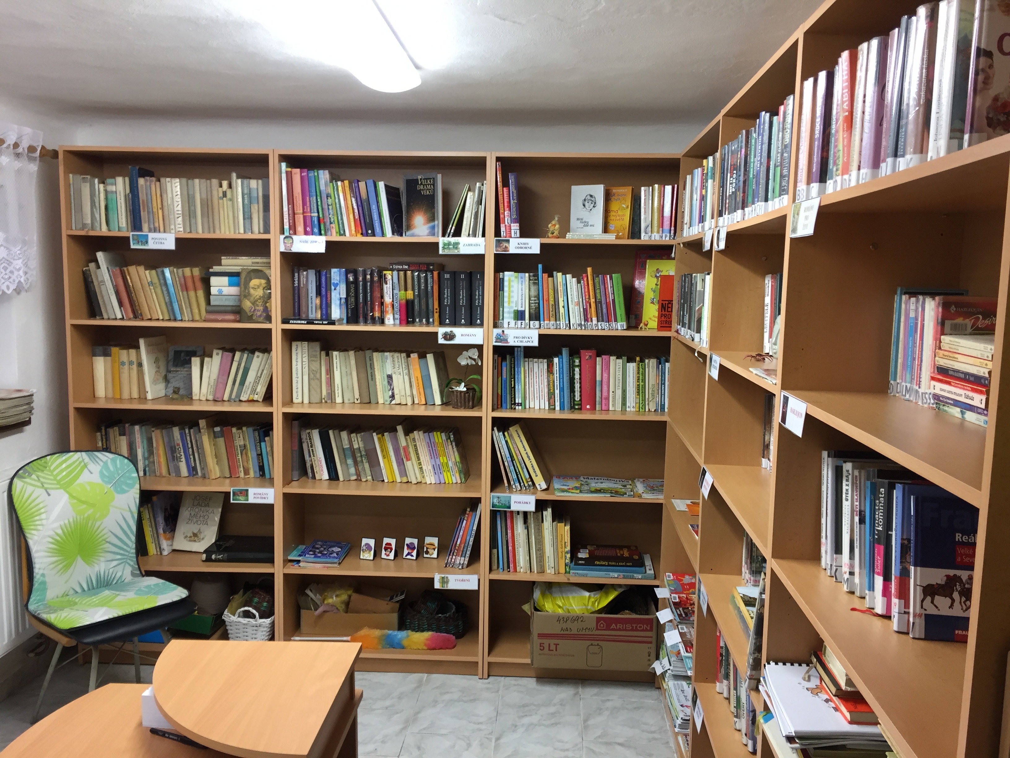 Obecní knihovna v Mirkovicích opět otevřena!